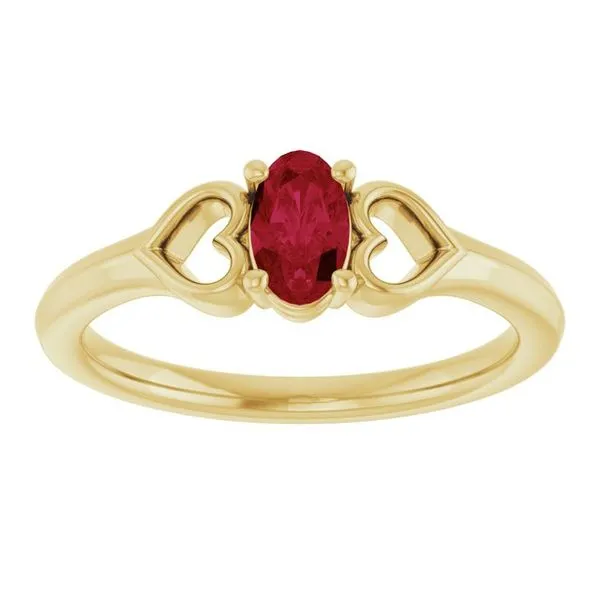 Youth Heart Ring Image 3 Cherry Street Jewelers Tulsa, OK