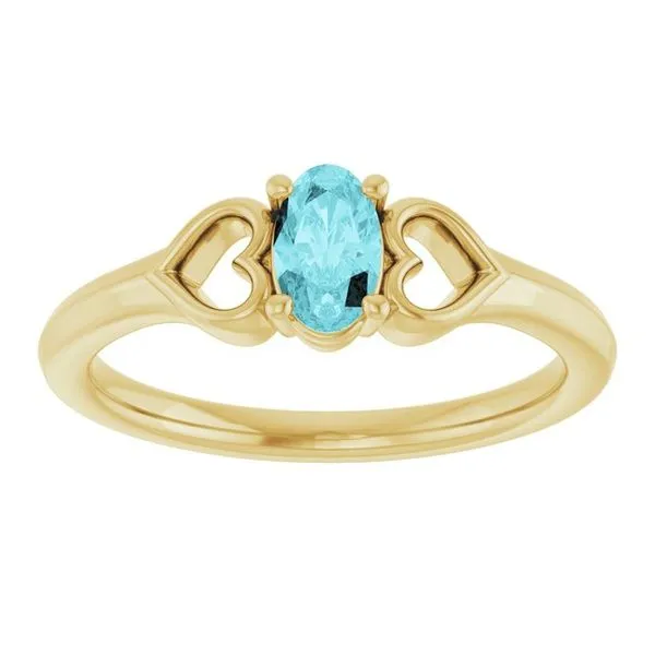 Youth Heart Ring Image 3 Cherry Street Jewelers Tulsa, OK