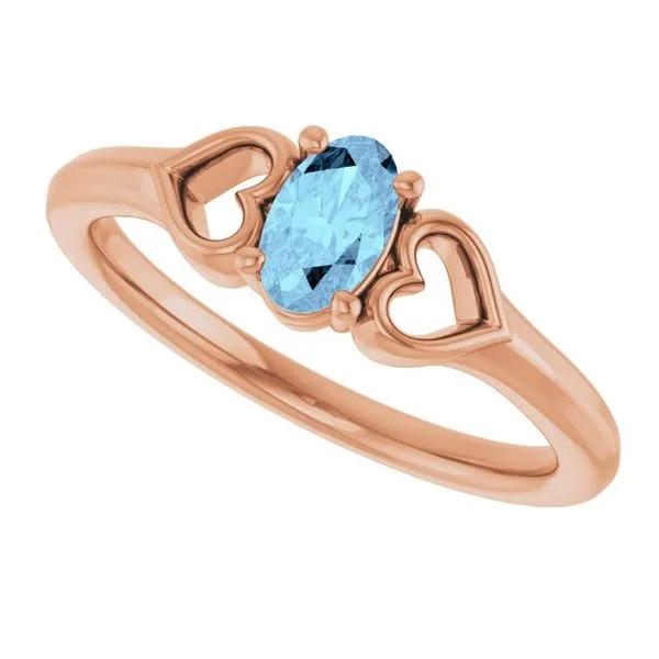 Youth Heart Ring Image 5 D&M Jewelers Green Bay, WI