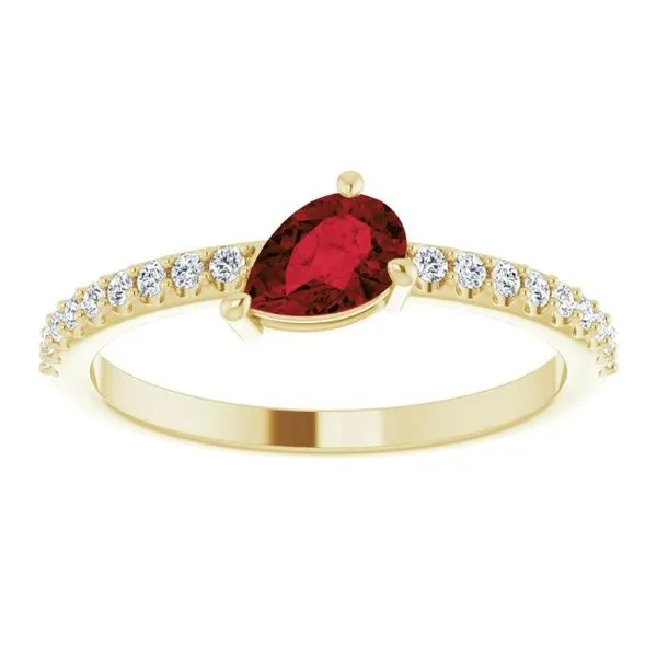 Stackable Accented Ring Image 3 Cherry Street Jewelers Tulsa, OK