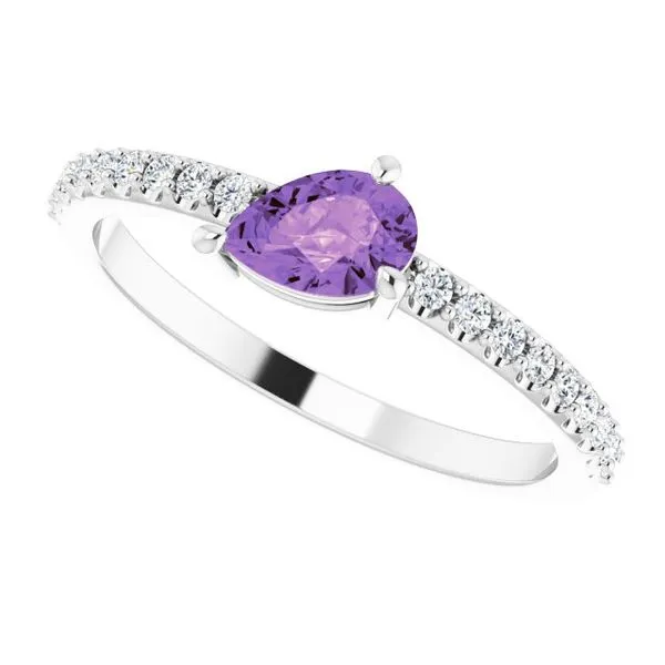 Stackable Accented Ring Image 5 Gysbers Jewelry Waupun, WI