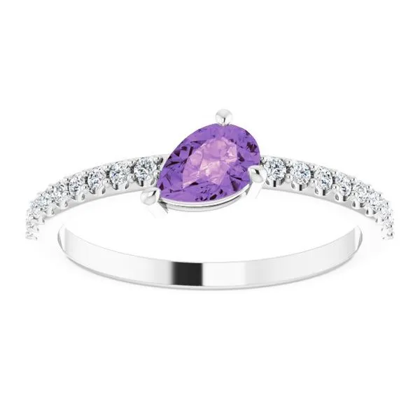 Stackable Accented Ring Image 3 D&M Jewelers Green Bay, WI