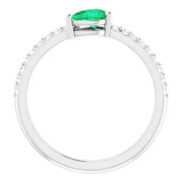Stackable Accented Ring Image 2 Gysbers Jewelry Waupun, WI