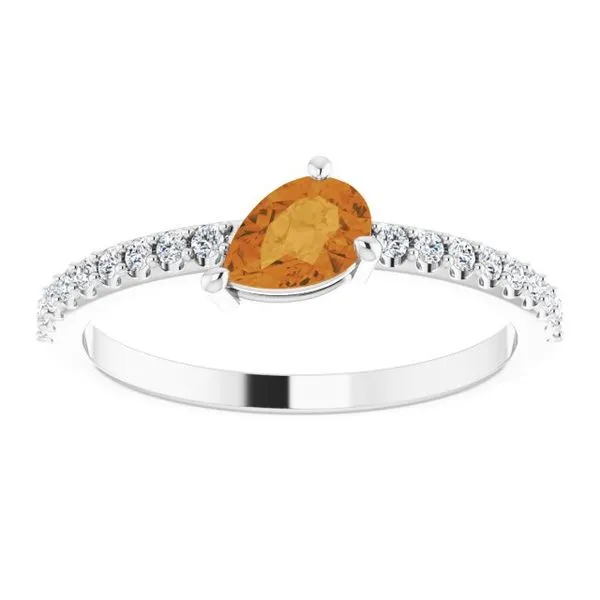 Stackable Accented Ring Image 3 James Wolf Jewelers Mason, OH