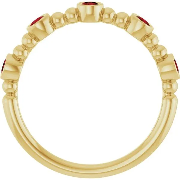 Stackable Bead Ring Image 2 D&M Jewelers Green Bay, WI