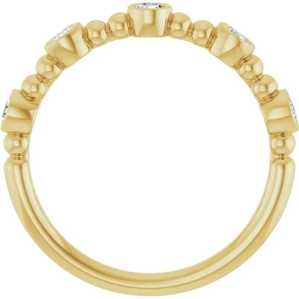 Stackable Bead Ring Image 2 James Wolf Jewelers Mason, OH