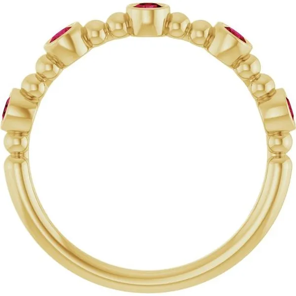 Stackable Bead Ring Image 2 James Wolf Jewelers Mason, OH