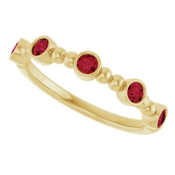 Stackable Bead Ring Image 5 Cherry Street Jewelers Tulsa, OK