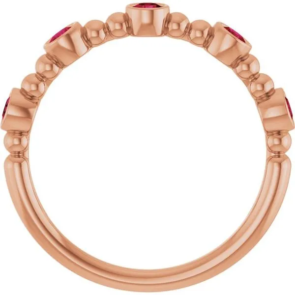 Stackable Bead Ring Image 2 James Wolf Jewelers Mason, OH