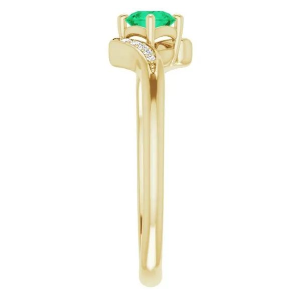 Accented Bypass Ring Image 4 Milan's Jewelry Inc Sarasota, FL