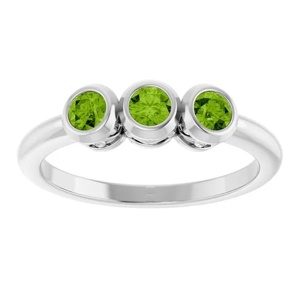 Three-Stone Bezel-Set Ring Image 3 Holly's Jewelry Mountain Home, AR