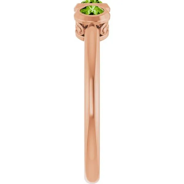 Three-Stone Bezel-Set Ring Image 4 Cherry Street Jewelers Tulsa, OK