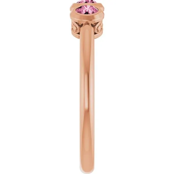 Three-Stone Bezel-Set Ring Image 4 Holly's Jewelry Mountain Home, AR