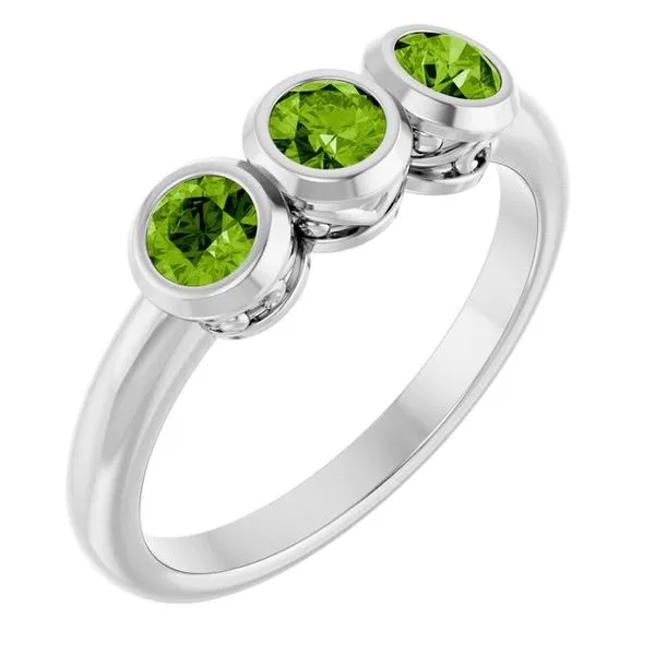 Three-Stone Bezel-Set Ring Holly's Jewelry Mountain Home, AR