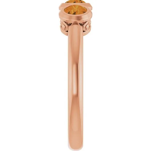 Three-Stone Bezel-Set Ring Image 4 Cherry Street Jewelers Tulsa, OK