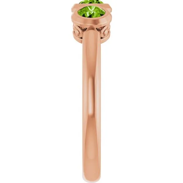 Three-Stone Bezel-Set Ring Image 4 Cherry Street Jewelers Tulsa, OK