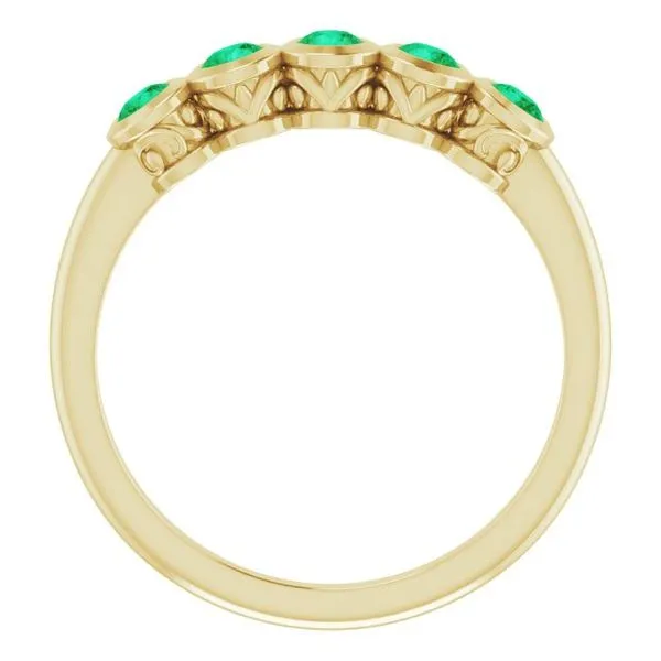 Five-Stone Bezel-Set Ring Image 2 Holly's Jewelry Mountain Home, AR