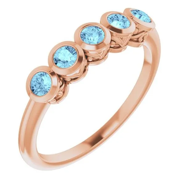 Five-Stone Bezel-Set Ring Comstock Jewelers Edmonds, WA