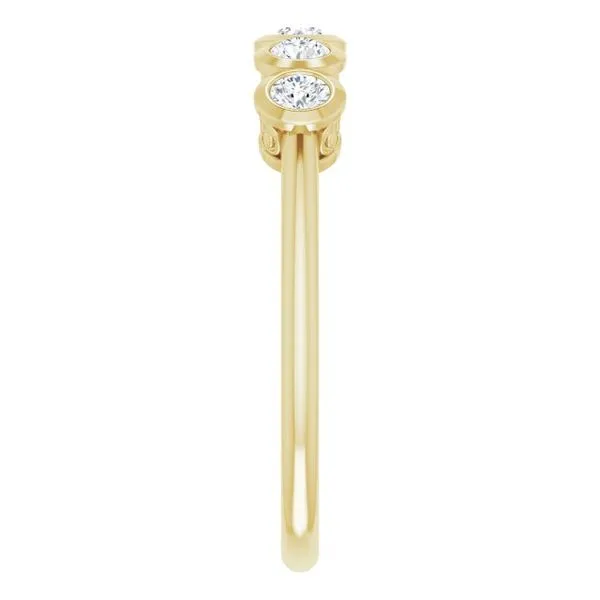 Five-Stone Bezel-Set Ring Image 4 Holly's Jewelry Mountain Home, AR