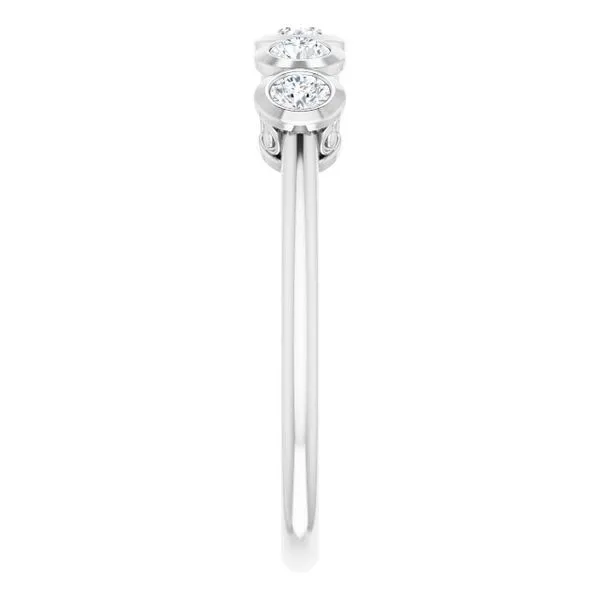 Five-Stone Bezel-Set Ring Image 4 Holly's Jewelry Mountain Home, AR