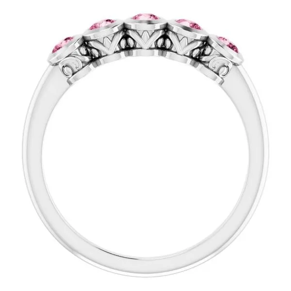 Five-Stone Bezel-Set Ring Image 2 Holly's Jewelry Mountain Home, AR