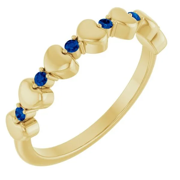 Accented Stackable Heart Ring Comstock Jewelers Edmonds, WA