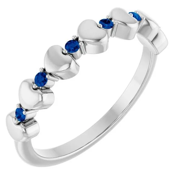 Accented Stackable Heart Ring Comstock Jewelers Edmonds, WA