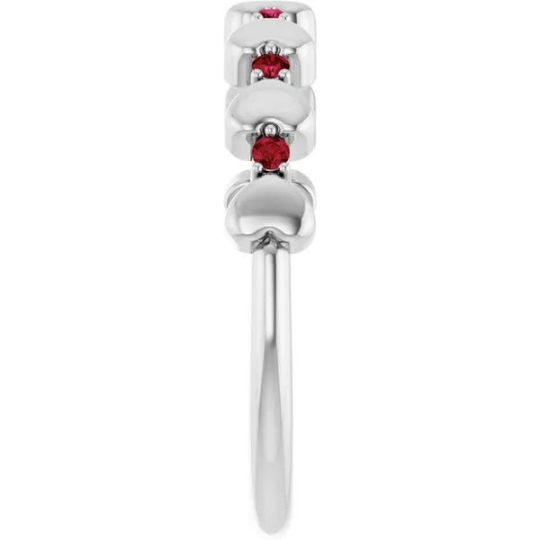 Accented Stackable Heart Ring Image 4 Gysbers Jewelry Waupun, WI