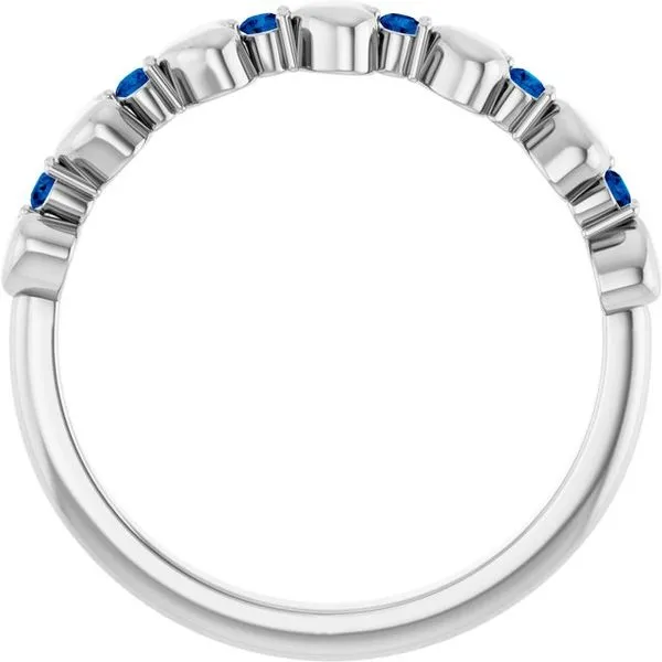 Accented Stackable Heart Ring Image 2 Comstock Jewelers Edmonds, WA