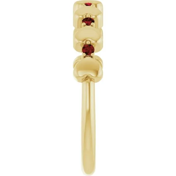 Accented Stackable Heart Ring Image 4 Long Jewelers Chesapeake, VA