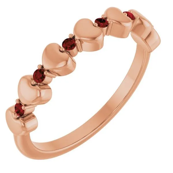 Accented Stackable Heart Ring Comstock Jewelers Edmonds, WA