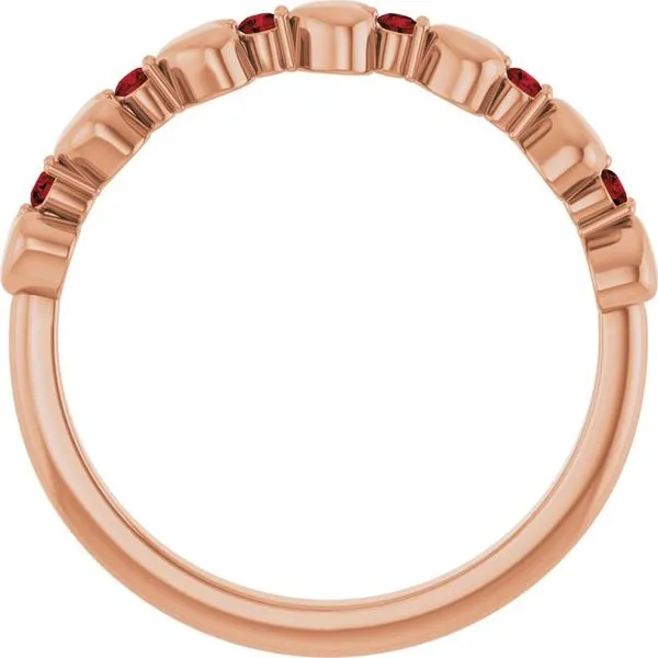 Accented Stackable Heart Ring Image 2 Comstock Jewelers Edmonds, WA