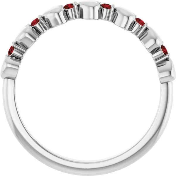 Accented Stackable Heart Ring Image 2 Long Jewelers Chesapeake, VA