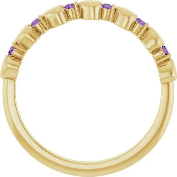 Accented Stackable Heart Ring Image 2 Long Jewelers Chesapeake, VA