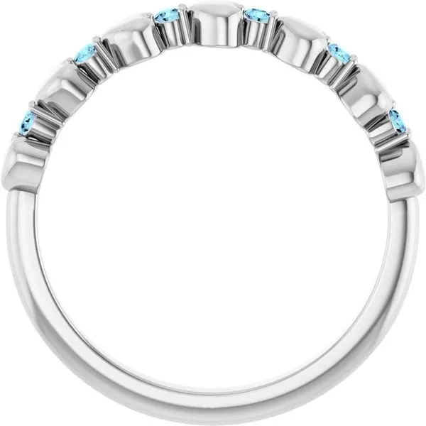 Accented Stackable Heart Ring Image 2 Milan's Jewelry Inc Sarasota, FL