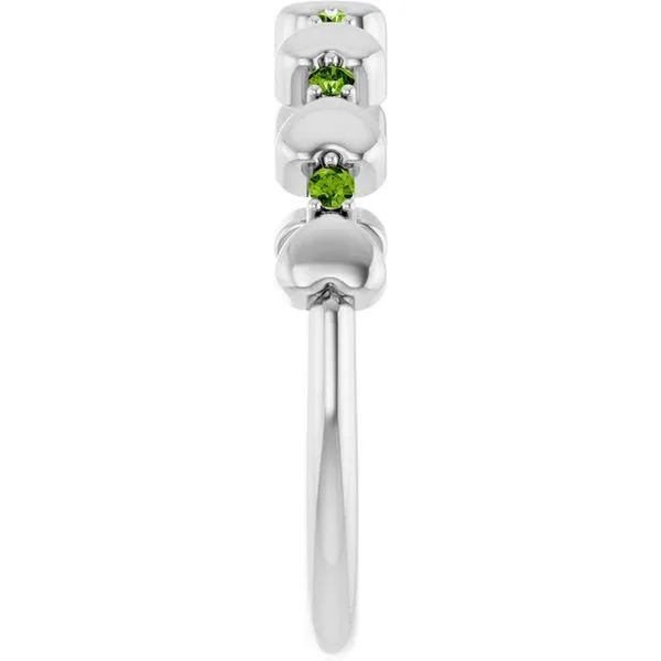 Accented Stackable Heart Ring Image 4 James Wolf Jewelers Mason, OH