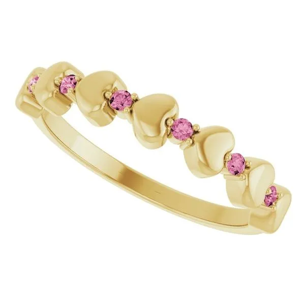 Accented Stackable Heart Ring Image 5 Cherry Street Jewelers Tulsa, OK