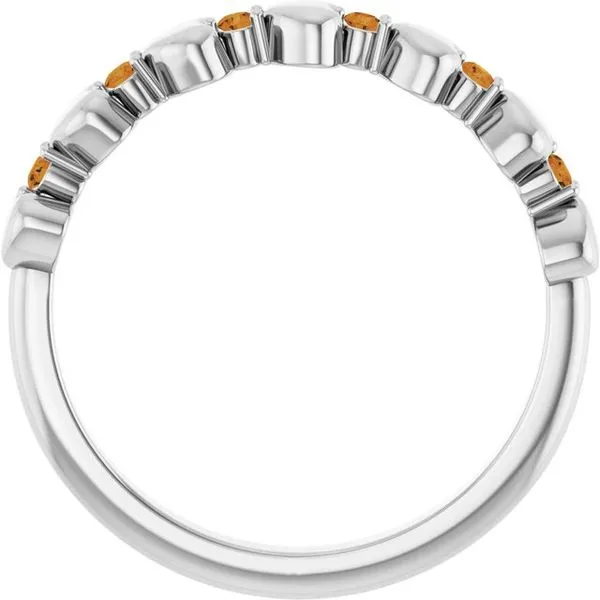 Accented Stackable Heart Ring Image 2 Long Jewelers Chesapeake, VA