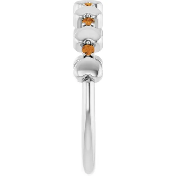 Accented Stackable Heart Ring Image 4 James Wolf Jewelers Mason, OH