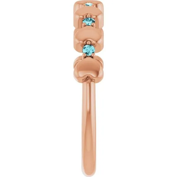 Accented Stackable Heart Ring Image 4 D&M Jewelers Green Bay, WI