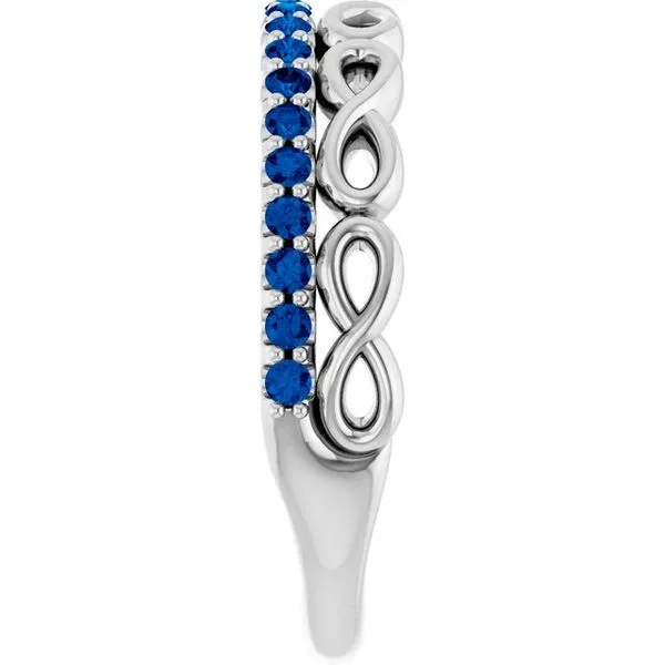 Infinity-Inspired Stackable Ring Image 4 Leslie E. Sandler Fine Jewelry and Gemstones rockville , MD