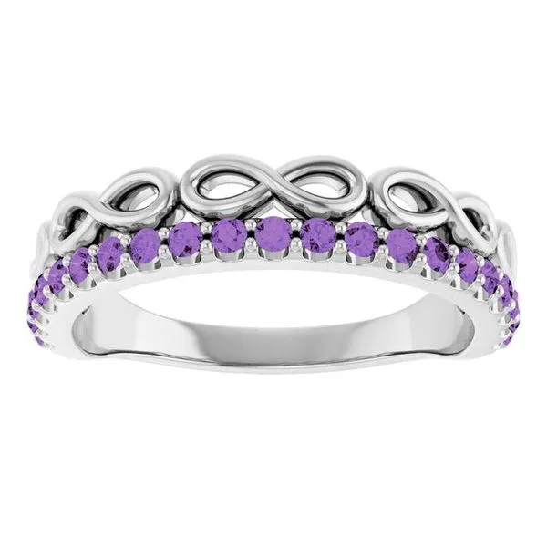 Infinity-Inspired Stackable Ring Image 3 Mendham Jewelers Mendham, NJ
