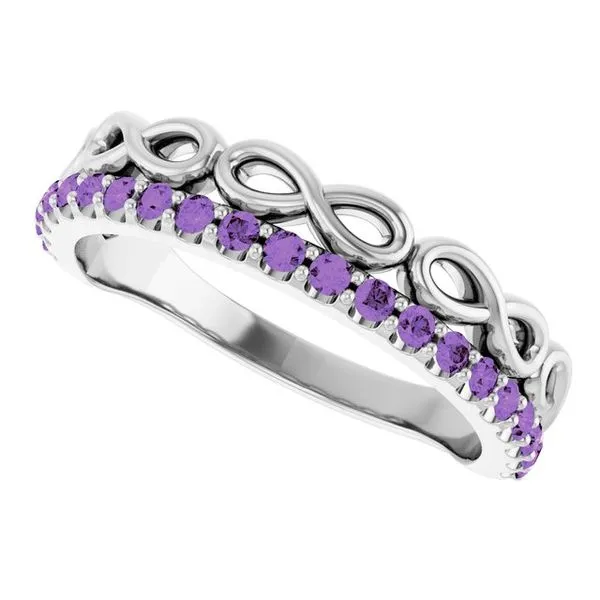 Infinity-Inspired Stackable Ring Image 5 Mendham Jewelers Mendham, NJ
