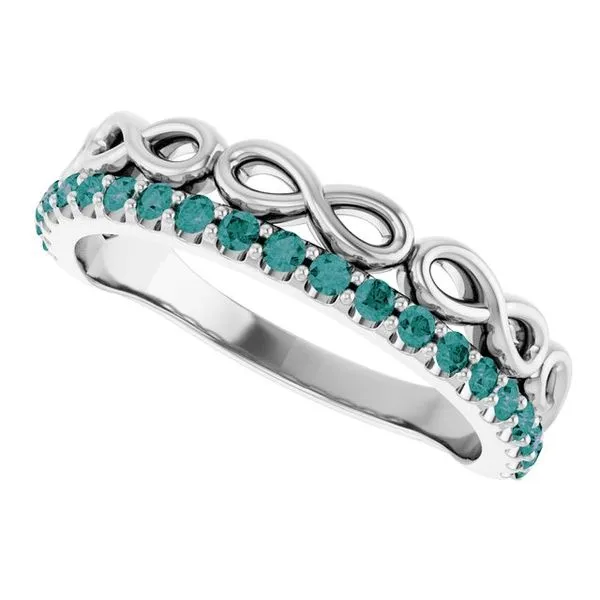 Infinity-Inspired Stackable Ring Image 5 Mendham Jewelers Mendham, NJ