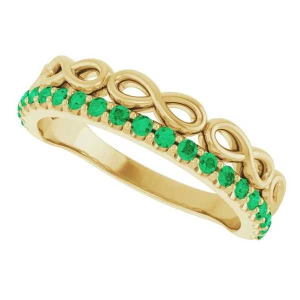 Infinity-Inspired Stackable Ring Image 5 D&M Jewelers Green Bay, WI