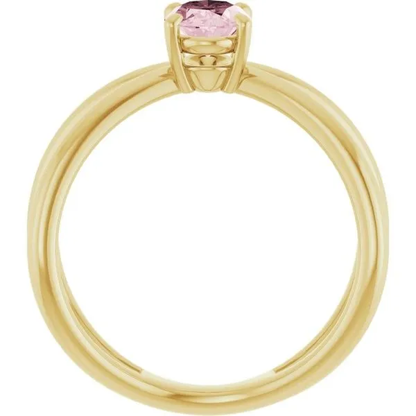 Solitaire Criss-Cross Ring Image 2 James Wolf Jewelers Mason, OH