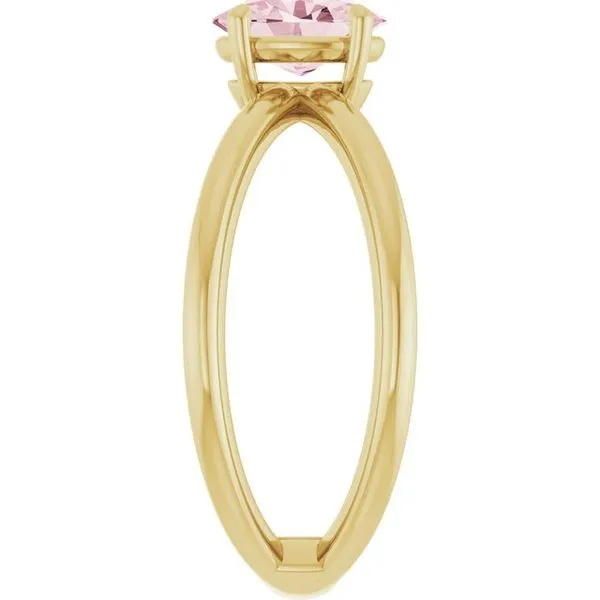 Solitaire Criss-Cross Ring Image 4 James Wolf Jewelers Mason, OH