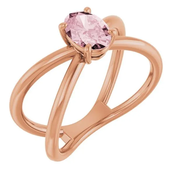 Solitaire Criss-Cross Ring Comstock Jewelers Edmonds, WA