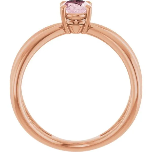 Solitaire Criss-Cross Ring Image 2 Comstock Jewelers Edmonds, WA