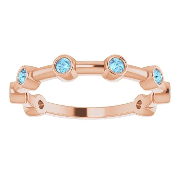 Bezel-Set Bar Ring Image 5 Long Jewelers Chesapeake, VA